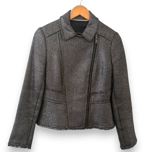 Banana Banana Republic Metallic Gray Jacket - Picture 1 of 5